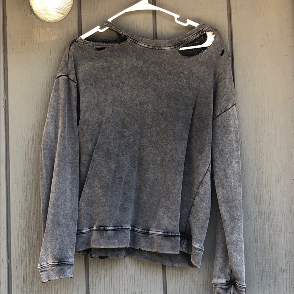 Don’t Ask Why distressed sweater